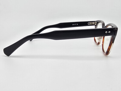 Dita Baylor DRX-2048 Black Tortoise Eyeglasses Frame Japan 48-14