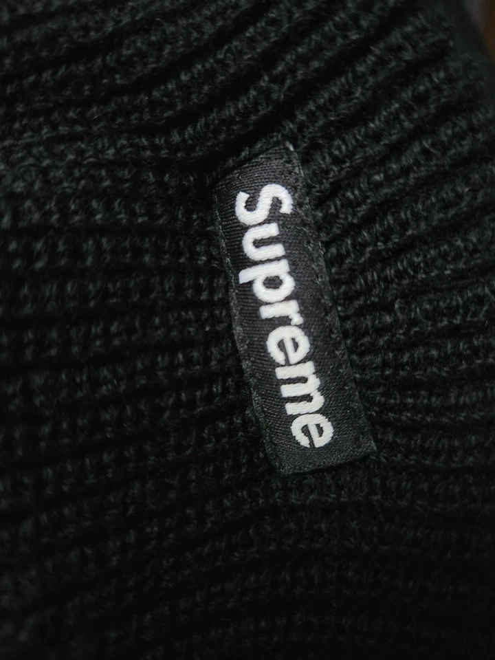FW18 Supreme GORE-TEX Bonnet Noir Imperméable Petit Logo Boîte - Photo 3/4