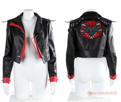 Arcane Season2 Vi Cosplay Jacket Women Leather Coat The Piltover Enforcer 