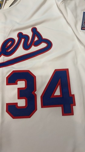 Texas Rangers Nolan Ryan #34 Mitchell & Ness White 1993 MLB Authentic Jersey - Picture 12 of 16