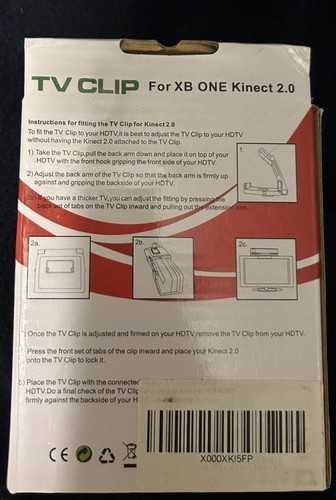 Clip de TV para Microsoft Xbox One Kinect Sensor Abrazadera Montaje Soporte Consola - Imagen 3 de 3