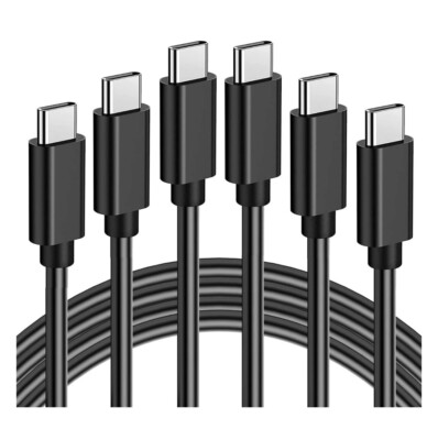3x USB-C to USB-C Cable Fast Charger Type C Charging Cord Data SYNC 6 Ft