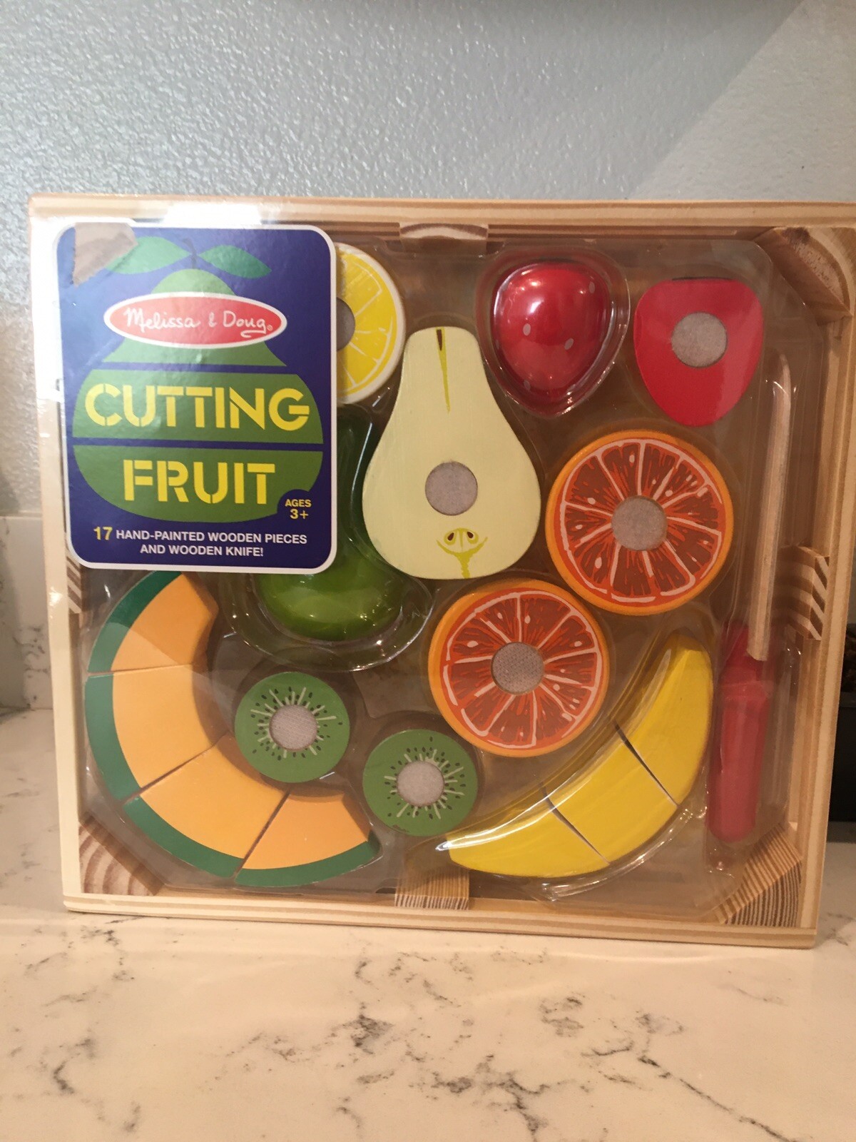 melissa & doug wooden cutting fruit