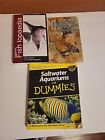 Assorted bundle of 3 saltwater Fish and Aquariums books