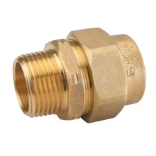 1 In. CSST X 1 In. MIPT Brass Male Adapter
