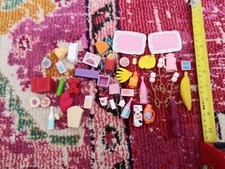 Lot Barbie Dream House Marshmallows Etc kitchen accessories food cleaning supply