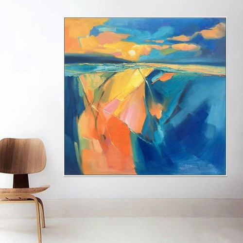 Abstract Oil Painting Canvas Art Large Oil Painting Original Art