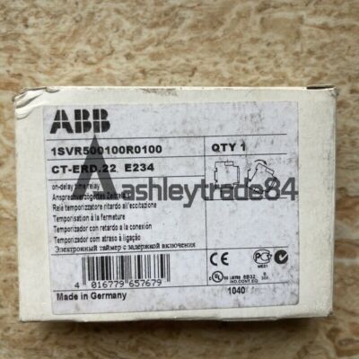 1PCS NEW CT-ERD.22 E234 1SVR500100R0100 Time Relay 0.05s-100h #E1