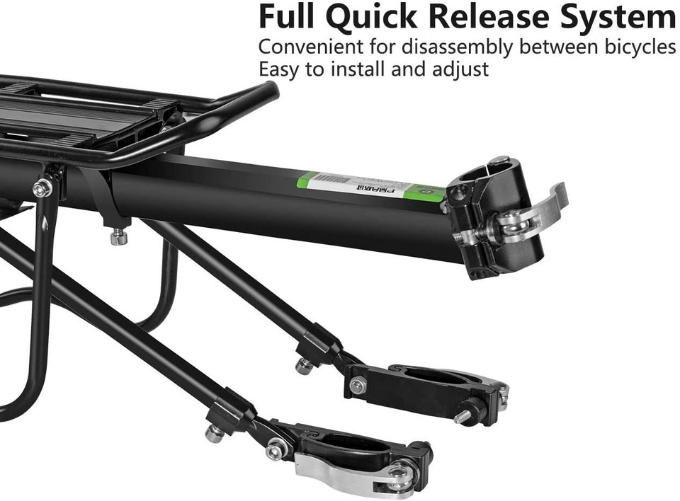 ROCKBROS Bike Rear Rack Luggage Carrier QuickRelease Pannier Rack 24-29 ...