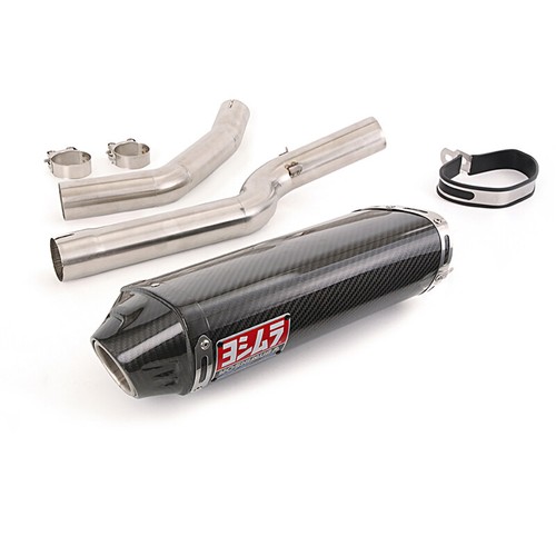 Puntas de escape 51 mm tubo silenciador fibra de carbono real para Honda CBR600RR 2005-2025 F5 - Imagen 5 de 12