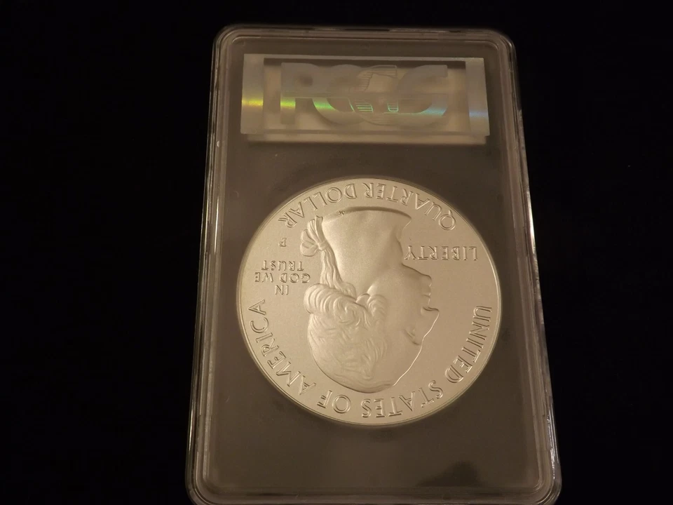 2013-P Perrys Memorial MERCANTI LABEL 5 OZ Sliver PCGS SP 70 - Image 2 of 2