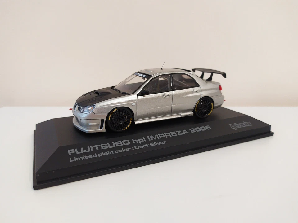 1:43 HPI Racing Fujitsubo Subaru Impreza 2006 VERY RARE !!! - No Minichamps ... - Immagine 2 di 3