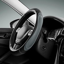 Car Steering Wheel Cover Microfiber Leather Steering Wheel Wrap Sports 14.515 In