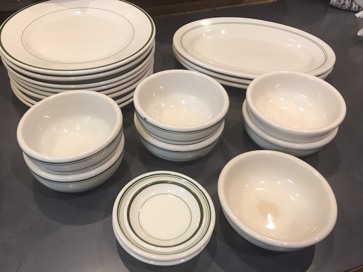 Vintage set various restaurant ware dishes tepco, wallace etc 20 piece
