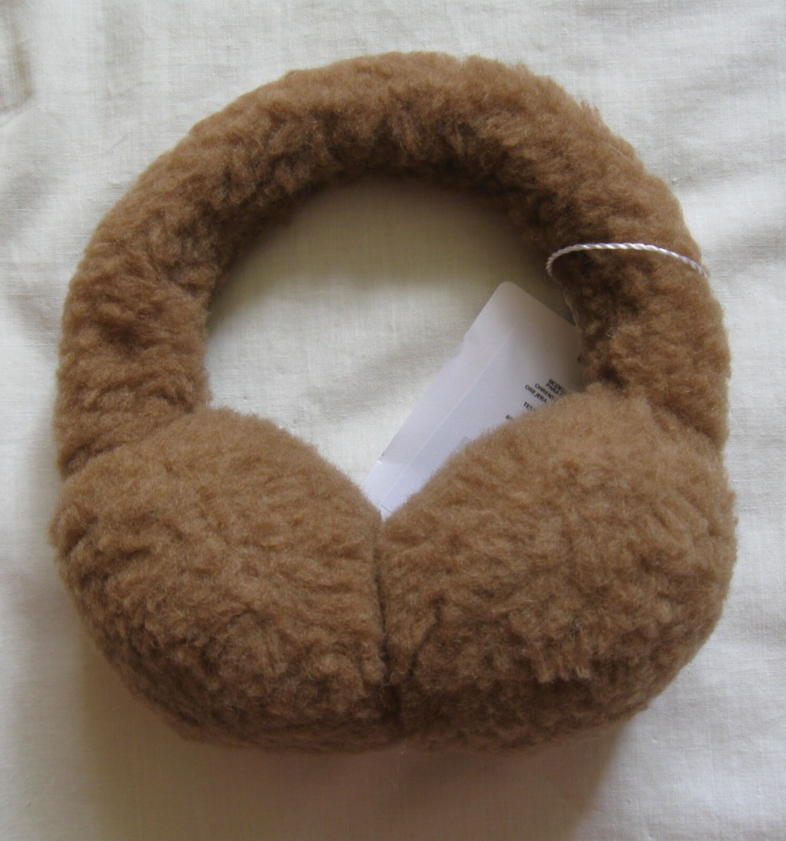 Max Mara Teddy camel hair and silk ear muffs, RRP 225 Eur | eBay
