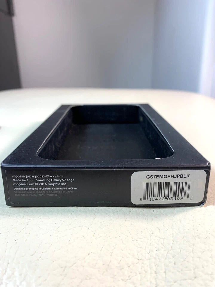 Чехол-аккумулятор Mophie Juice Pack черный для Samsung Galaxy S7 Edge беспроводная зарядка - Изображение 2 из 3