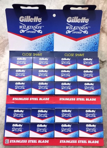 100 x GILLETTE WILKINSON SWORD BLADES Double Edge Razor, 100 Blades Free Ship - Picture 7 of 8