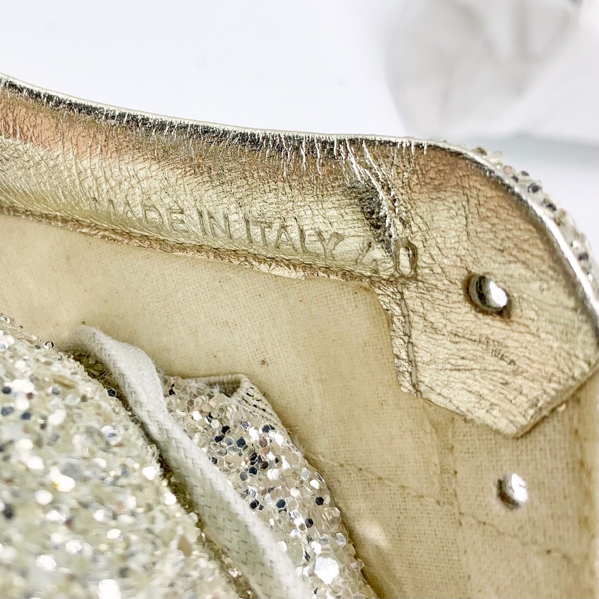 $725 Maison Margiela Sparkling Glitter Low Top Replica