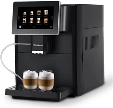 Hipresso Super-automatic Espresso Coffee Machine -Large 7 Inches HD TFT Display 