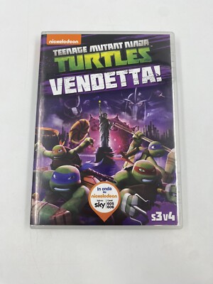 DVD TURTLES NINJA RACHE! Nickelodeon 830 726 2 Italienisch