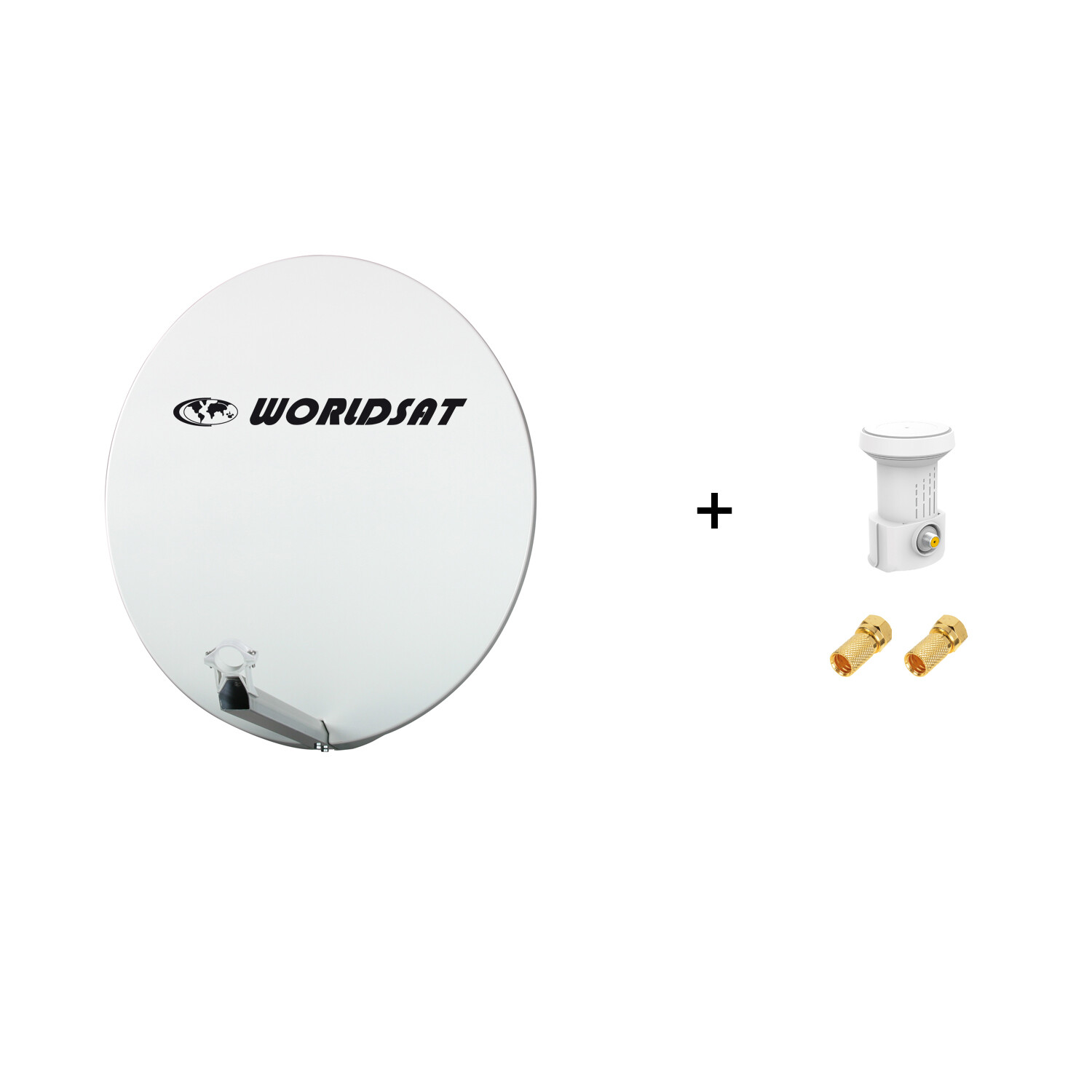 Parabole WORLDSAT SMC Anti-Intempéries 85cm Écran Stable HD