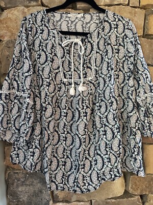Hazel Floral Rayon Blouse 2x