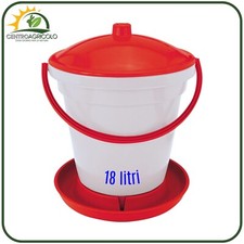ABBEVERATOIO PER POLLI 'RAPID CLEAN' IN PVC RESISTENTE 18L PER GALLI E GALLINE