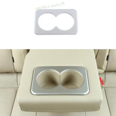 For Nissan X-TRAIL Rogue 14-20 ABS Matte Silver Console Gearbox Water Cup Panel