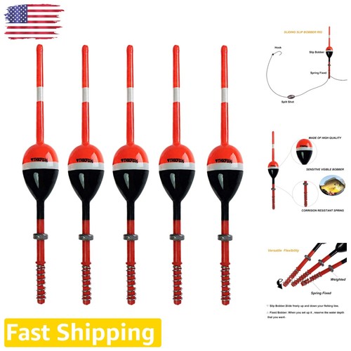 Durable Balsa Wood Fishing Bobbers Set - Sensitive and Versatile Angling Tools