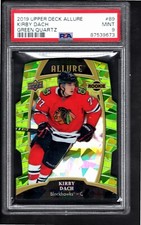 KIRBY DACH 2019-20 Upper Deck Allure ROOKIE Green Quartz #/99 PSA 9 Montreal RC