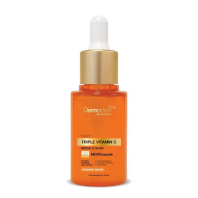 2xDermaction Plus by Watsons Potent Triple Vitamin C Intense Serum 35 ml.