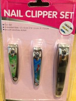 3 Piece Nail Clipper Set 3 Piece Nail Clipper Set