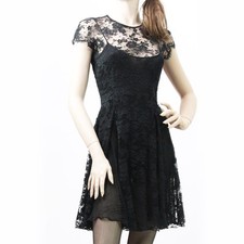 DOLCE & GABBANA GORGEOUS SOFT LACE LITTLE BLACK DRESS