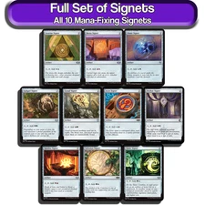 Signets MTG Mana Rocks Full Set All 10 Magic The Gathering Commander Staples EDH