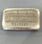 Engelhard 10 Troy Ounces 999+ Fine Silver Bar P217063 L24393