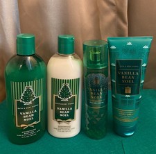 bath & body works Vanilla Bean Noel 4 pcs: mist, cream, shampoo, conditioner