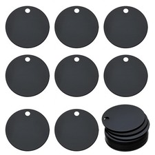 24 Pack round Aluminum Blank Tags 35 X 35 X 1Mm Engraving Stamping Blanks Metal