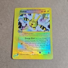 Pokémon Elekid 9/147 30 HP Reverse Holo Rare Aquapolis 2002 Card on eBay