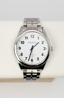 Telva Crepha Men s Analog Watch TE-AM148   White Dial