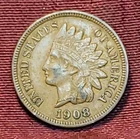 1908 Indian Head Cent, Free Shipping