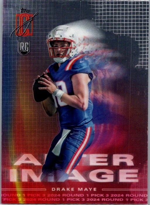 2024 Topps Signature Class #AI-8 Drake Maye After Image