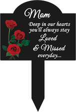 Cemetery Grave Decorations Acrylic Memorial Stakes Grave Stake Markers Sympathy