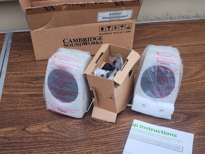 CAMBRIDGE SOUNDWORKS computer Speakers NEW- LOCAL Pick Up 95118 OR WILL SHIP!