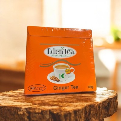 Ginger Tea (Eden) Finest Garden Tea 50g with 100bags 