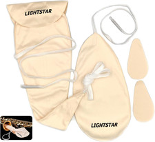 2PCS Saxophone Clarinet Care Bundle Alto, Tenor Sax Cleaning Cloth Kit, Man-Made