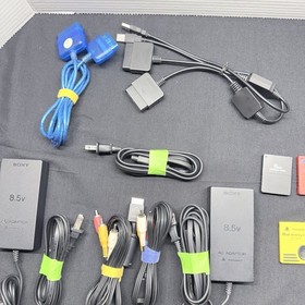 Sony PlayStation 3 PS2 Consoles Lot W/Controllers, A/V Cables, Games (READ DESC)