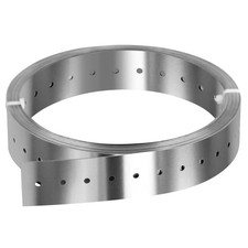 32ft Stainless Steel Strapping,1-5/8" Width Width:1-5/8"(40 mm), Silver