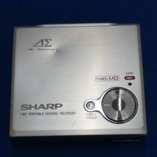 SHARP IM-DR80-S Compact 1-bit portable MD recorder Auvi ATRAC3 MDLP Silver