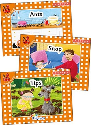 Jolly Phonics Orange Level Readers Set 1: in Precursive Letters (British Englisch