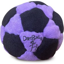 World Footbag Dirtbag 32 Hacky Sack BLACK/PURPLE BNWT